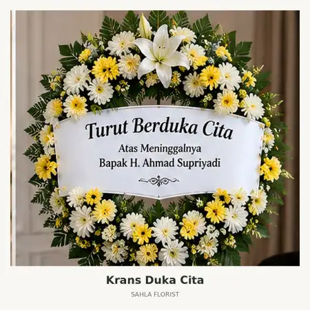 Krans Bunga Duka Tuminting